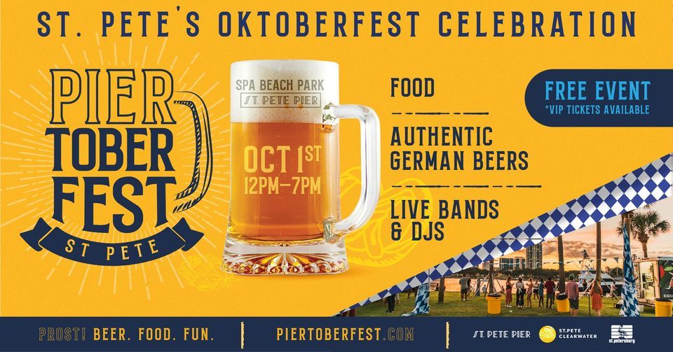 Piertoberfest Oktoberfest Celebration on St Pete Pier FREE ADMISSION
