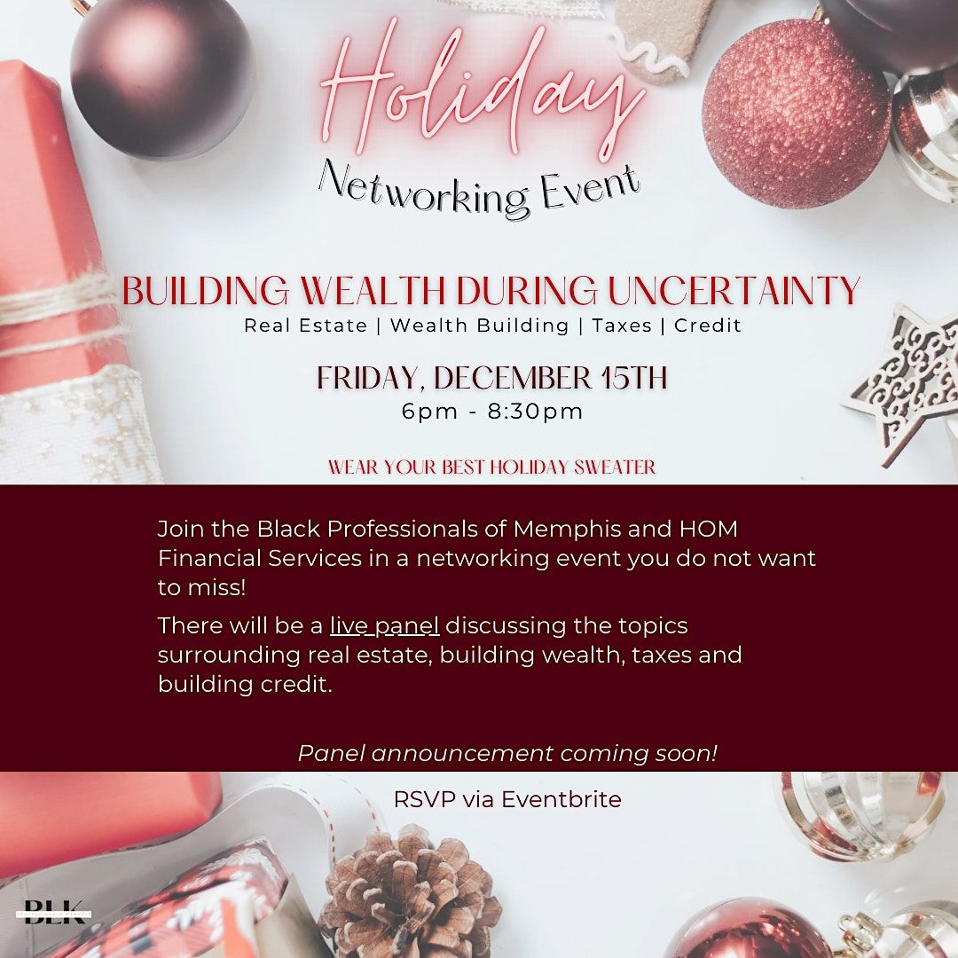 Networking Event Building Wealth During Uncertainty, 3263 W Sarazens