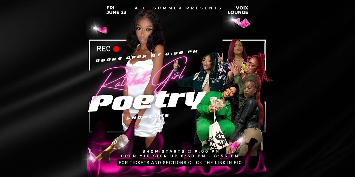 Ratchet Girl Poetry Showcase, VOIX Karaoke 華都KTV, Philadelphia, 23 June