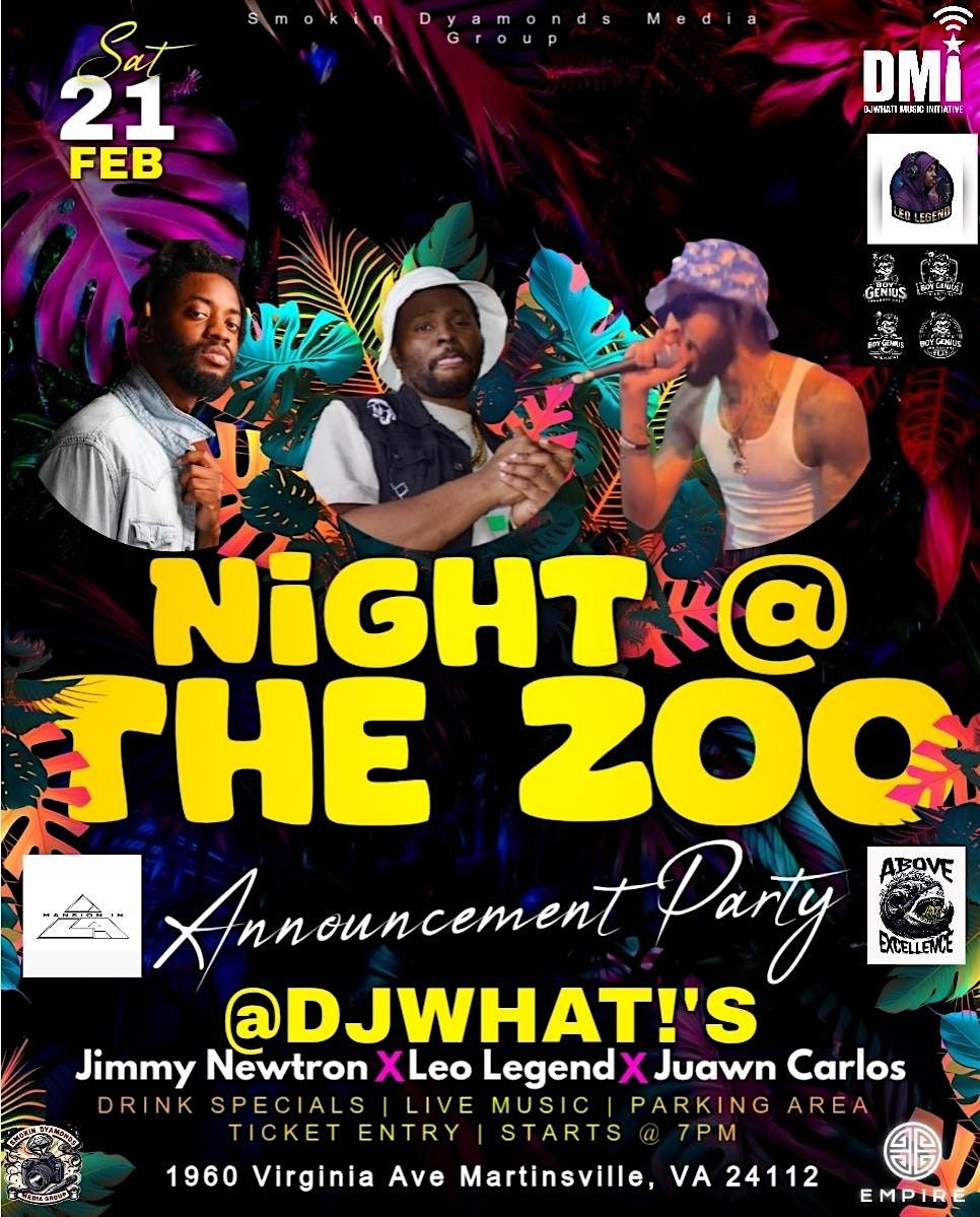 Night @ The Zoo Announcement Party