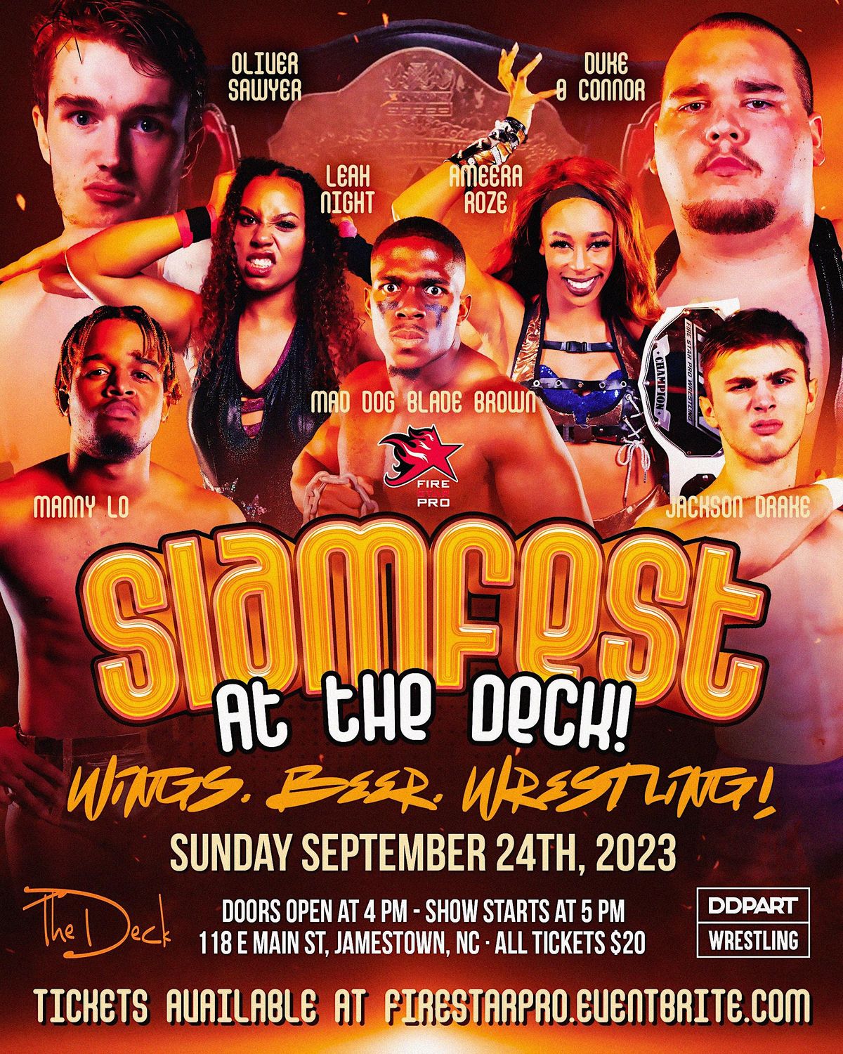 FSPW SlamFest The Deck Bar in Jamestown, NC, The Deck, Jamestown, 24