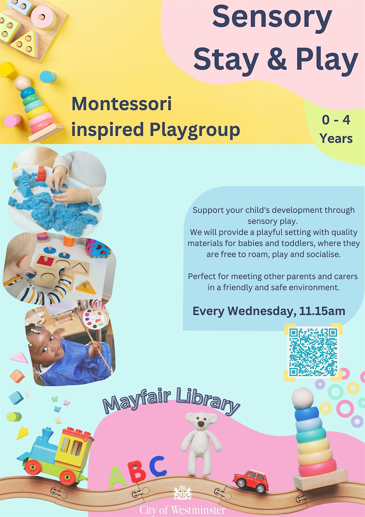 Sensory  Stay & Play 0-4 years at Mayfair Library | Event in London | AllEvents