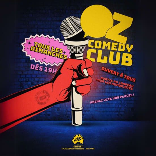 OZ Comedy Club, 11 May | Event in Montrouge | AllEvents