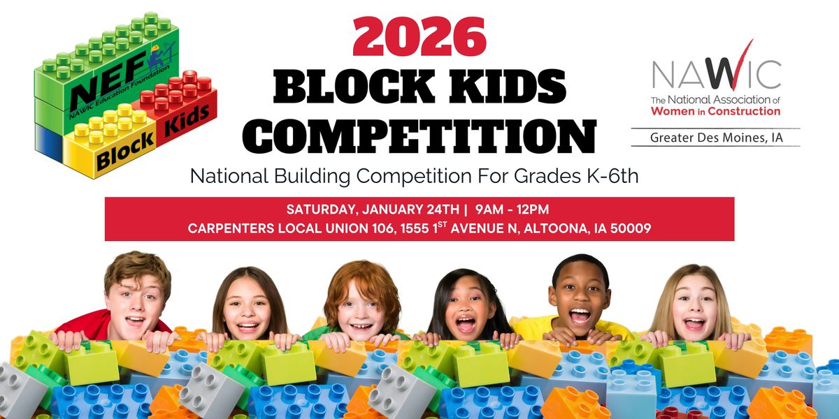 2026 Block Kids Competition, 24 January | Event in Altoona | AllEvents