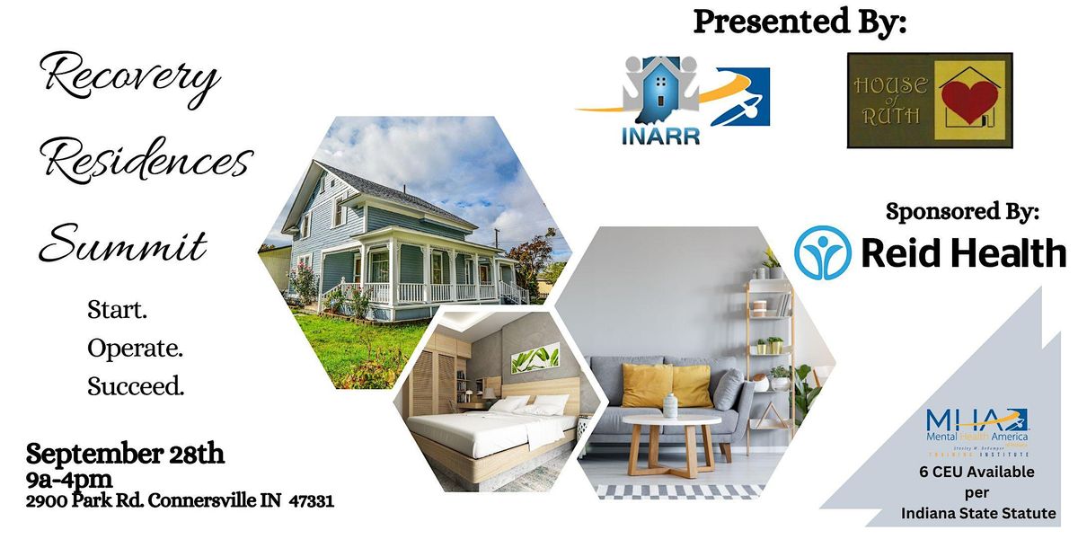 2023 Recovery Residences Summit, John H. Miller Community Center (located in Roberts Park