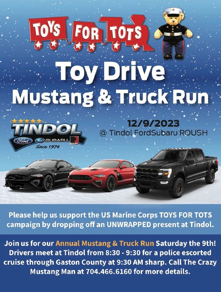 Toys for Tots Toy Drive, Tindol Ford, Gastonia, December 9 2025