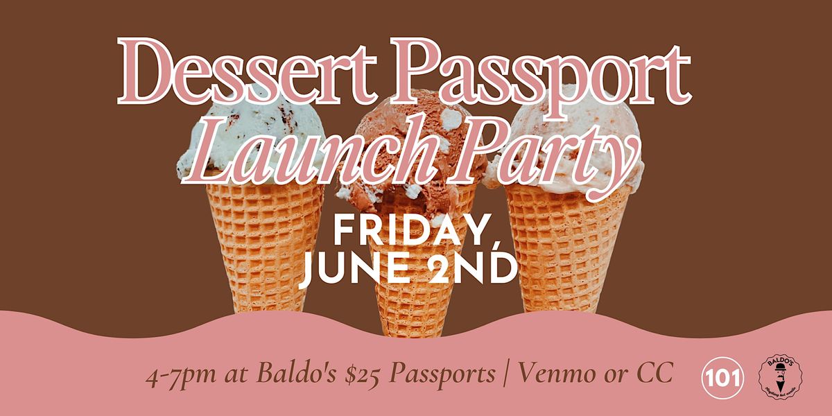 Dessert Passport Launch Party, Baldo’s Ice Cream & Coffee, Dallas, 2