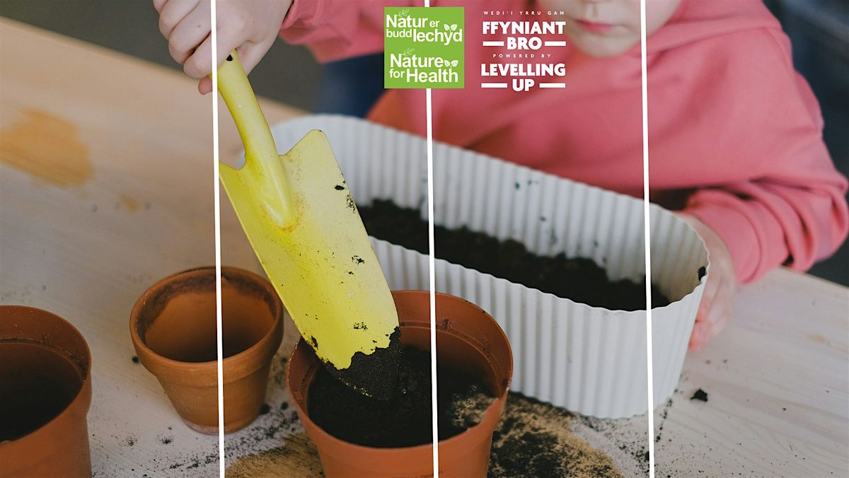 Creu Pennau Rhygwellt Create Rye Grass Heads, Pengwern Community