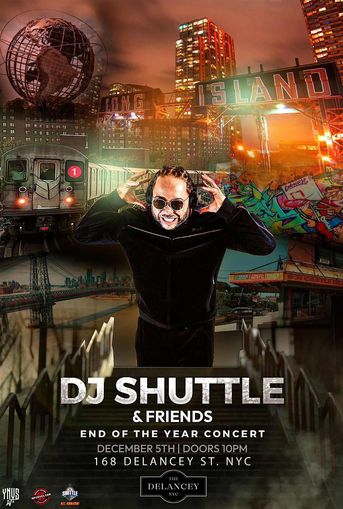 DJ SHUTTLE & FRIENDS CONCERT, The Delancey Rooftop, New York, 5