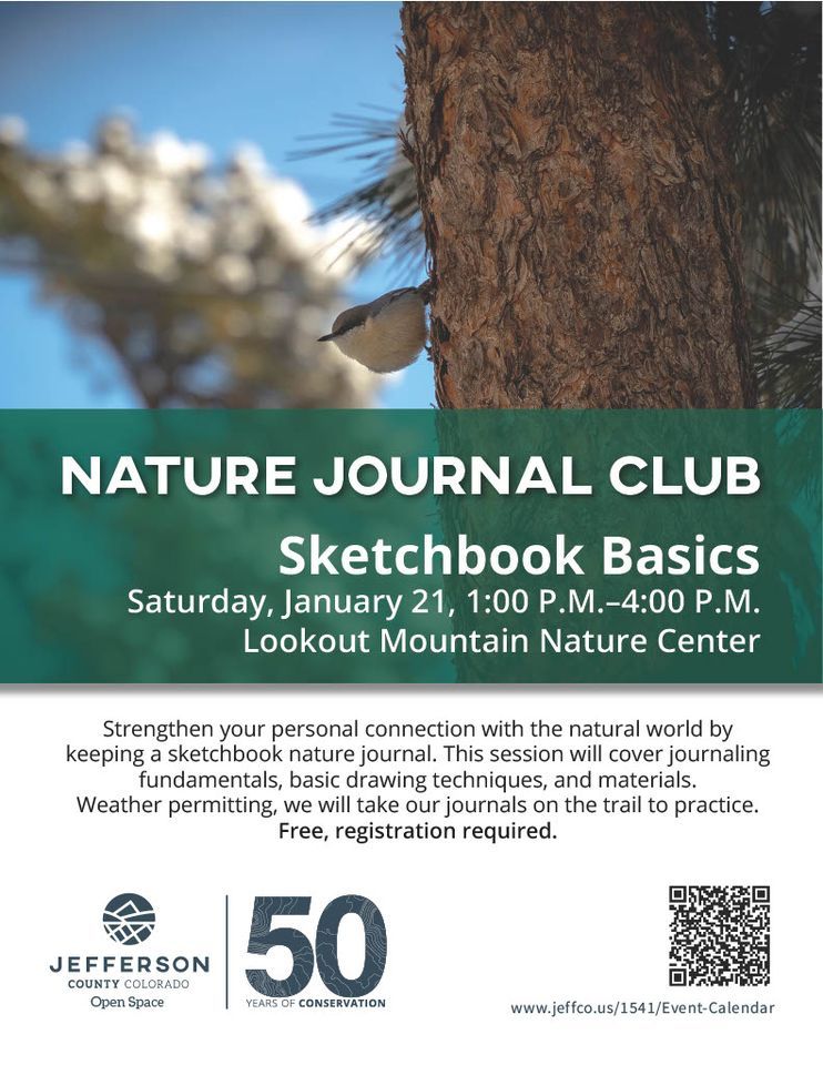 Nature Journal Club Sketchbook Basics, Lookout Mountain Nature Center