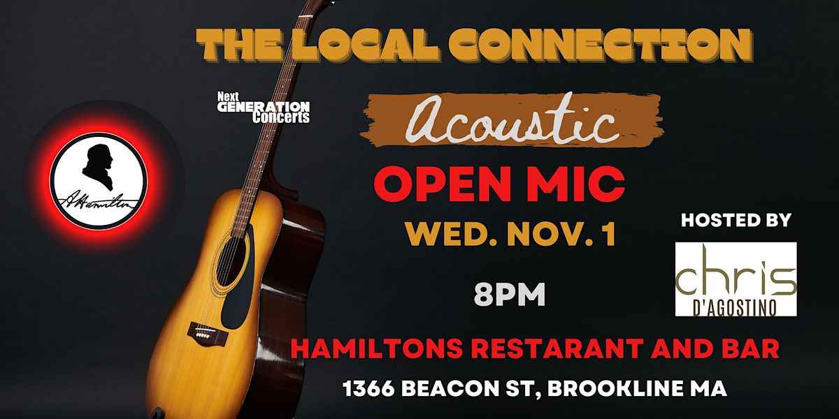 The Local Connection Acoustic Open Mic, Hamilton Restaurant & Bar