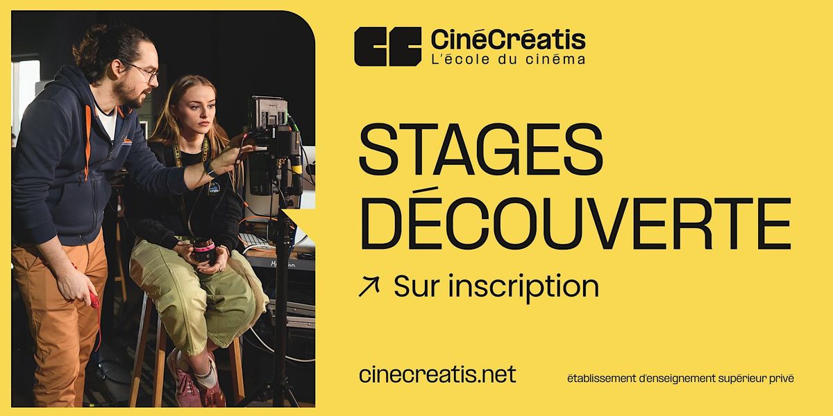 Cinema Et Audiovisuel Page De Garde Stage