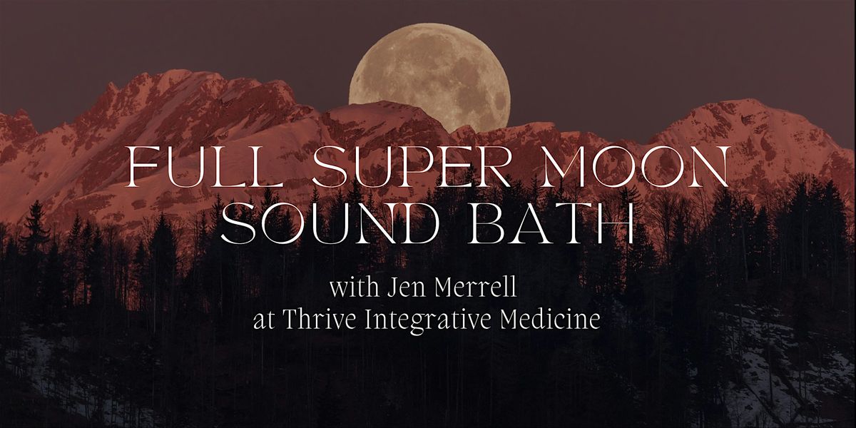 Full Super Moon Sound Bath, 3 December | Event in Anchorage | AllEvents