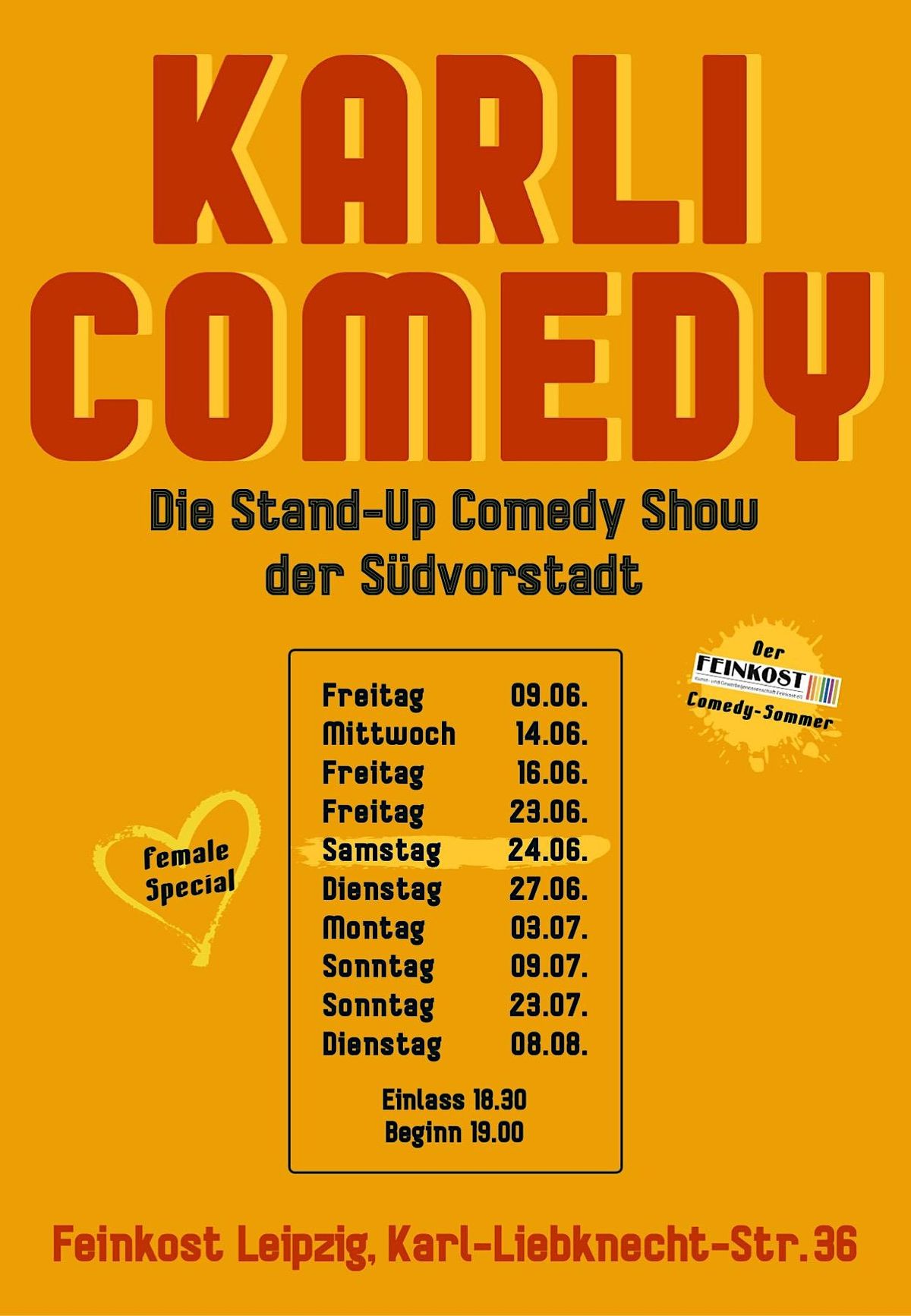 KARLI COMEDY | Stand-Up Comedy, Kunst- und Gewerbegenossenschaft KARLI COMEDY | Stand-Up Comedy, Kunst- und Gewerbegenossenschaft