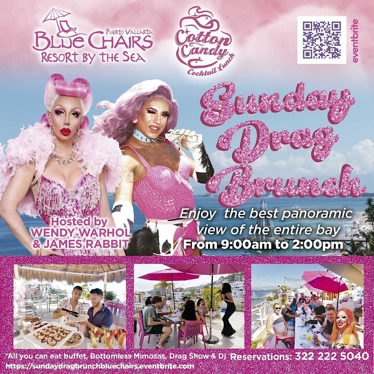 Sunday Drag Brunch, Blue Chairs Resort by the Sea Puerto Vallarta, 1