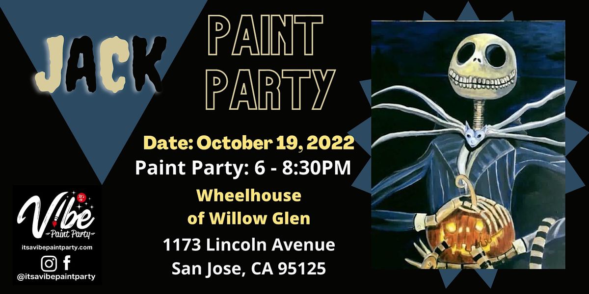 Jack Skellington Paint Party The Wheelhouse of Willow Glen