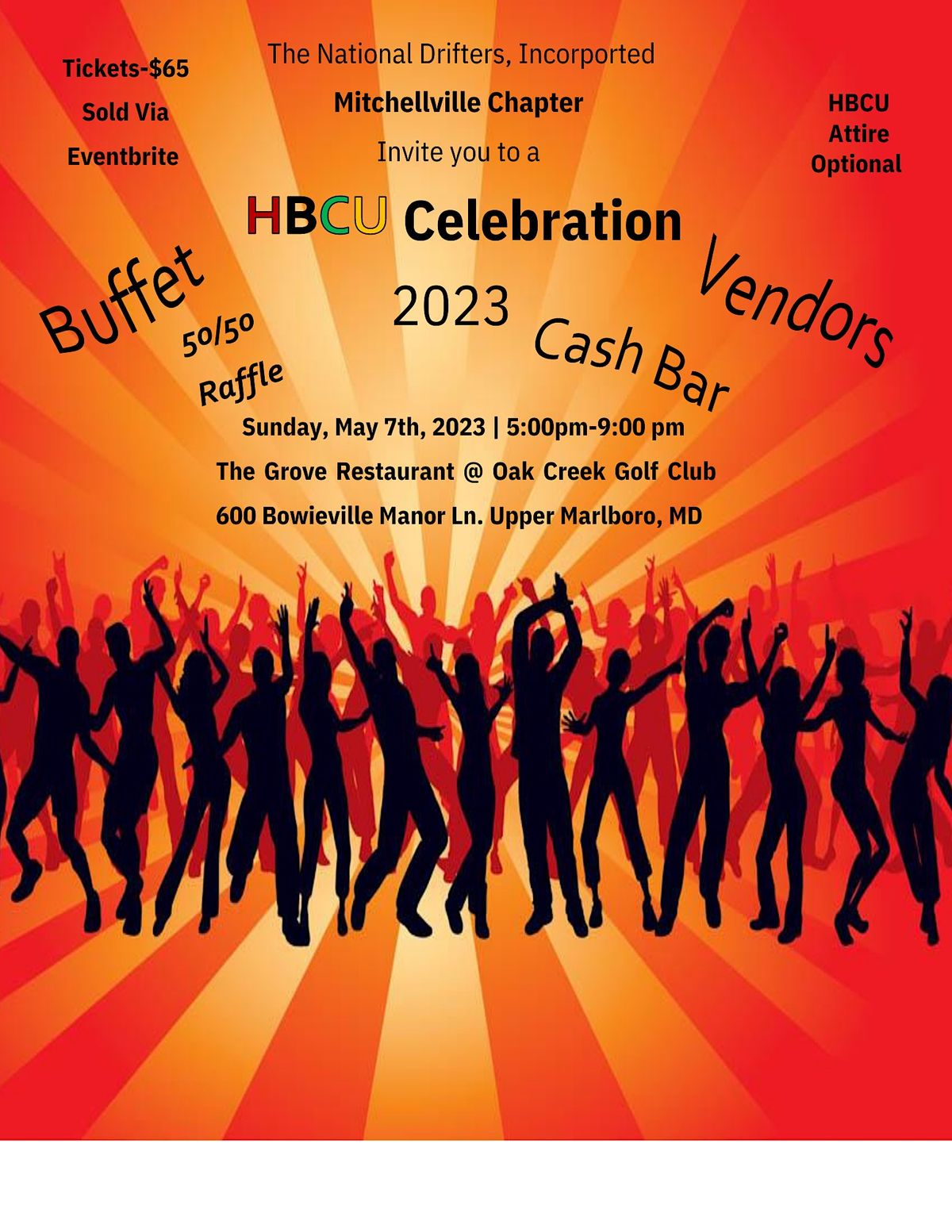 HBCU Celebration 2023, The Grove Restaurant, Upper Marlboro, May 7 2023