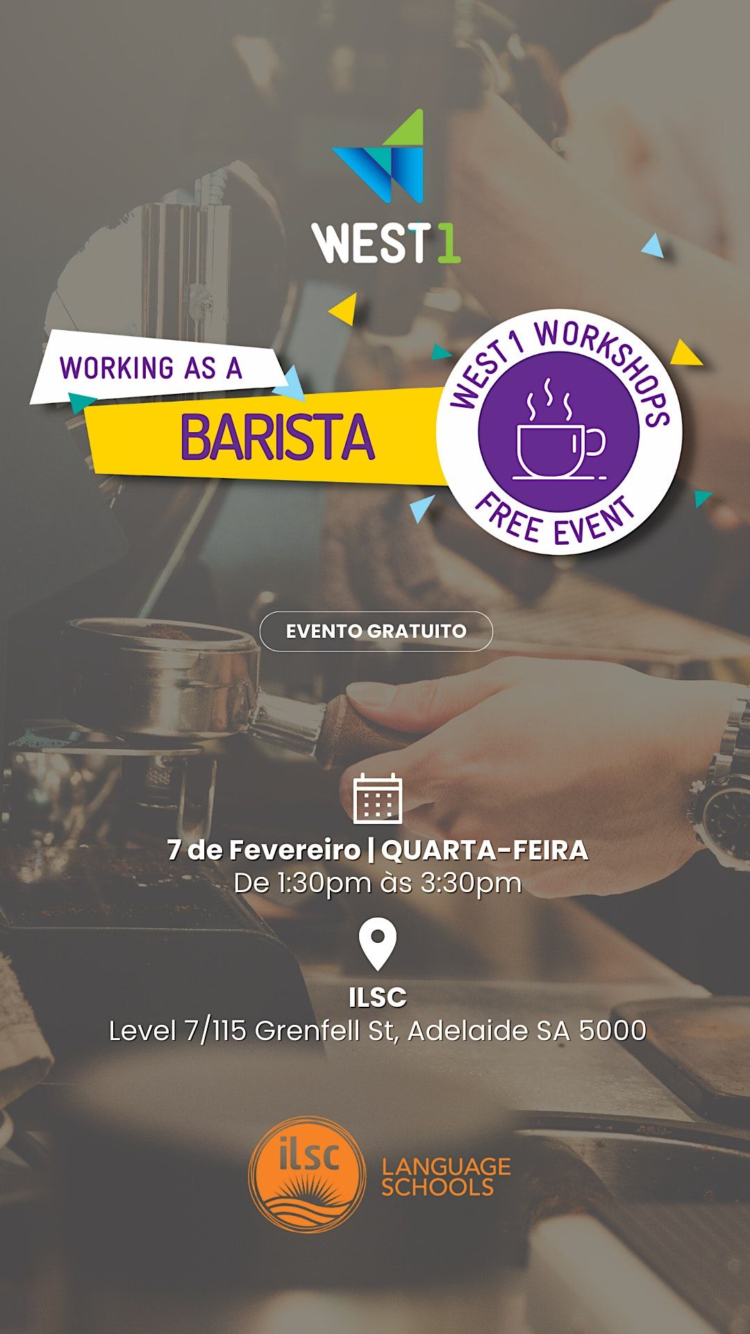 Working as a Barista ILSC Adelaide, 7 February 2024