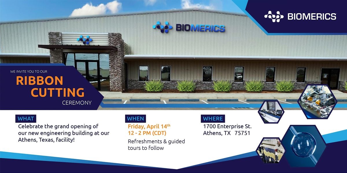 Biomerics Ribbon Cutting Ceremony Athens, TX, Biomerics Athens, TX
