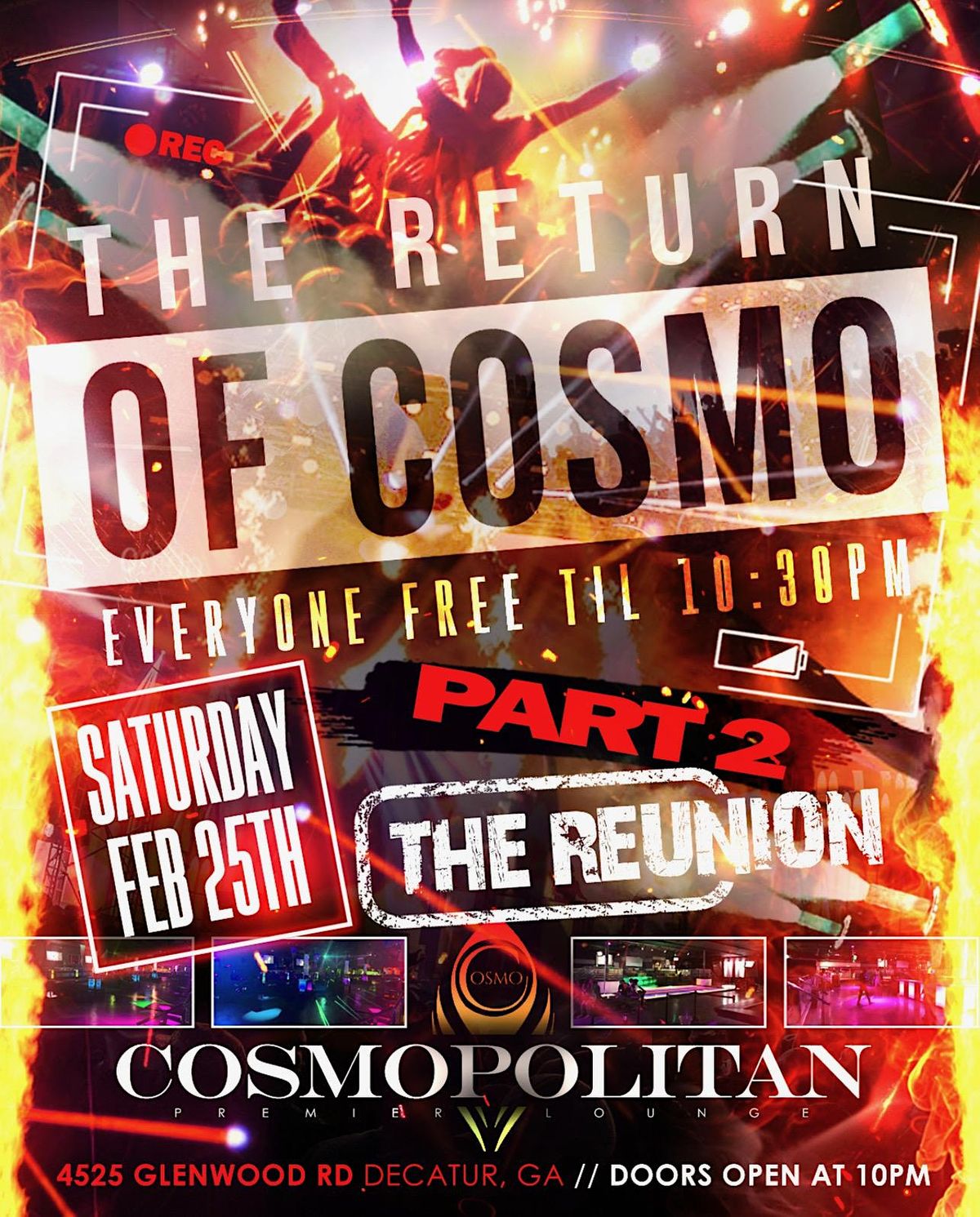 Return of Cosmo Atl 18 and up !, Cosmopolitan Premier Lounge, Decatur