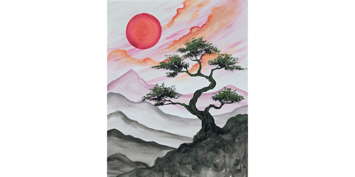 Bonsai at Dawn - Paint and Sip in Cincinnati | Classpop!™, 12 January | Event in West Chester | AllEvents