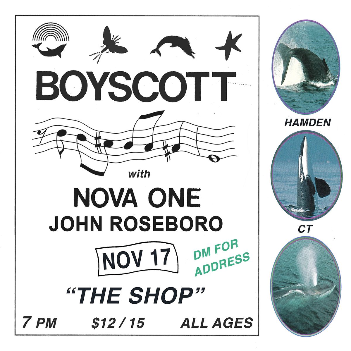 Boyscott w/ Nova One, John Roseboro, The Shop, Hamden, November 17 2023