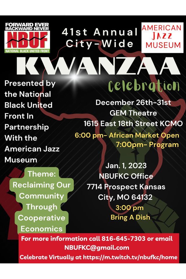 41st annual CityWide Kwanzaa Celebration , The Gem Theater, Kansas