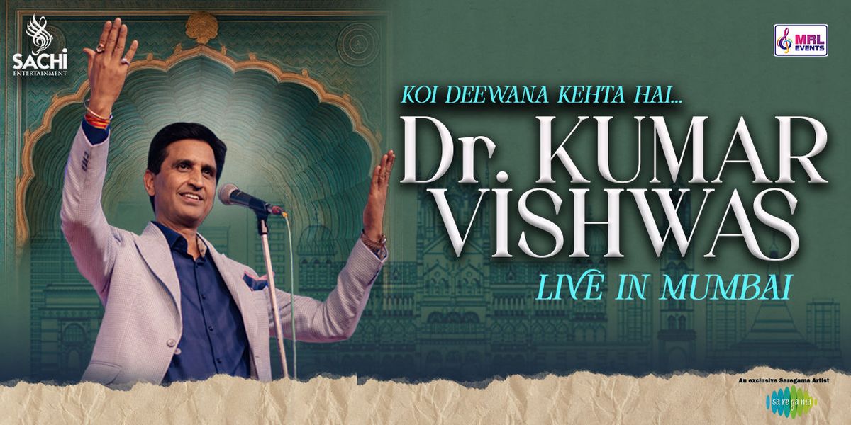 Dr. Kumar Vishwas Live in Mumbai, 12 October | Event in Mumbai | AllEvents
