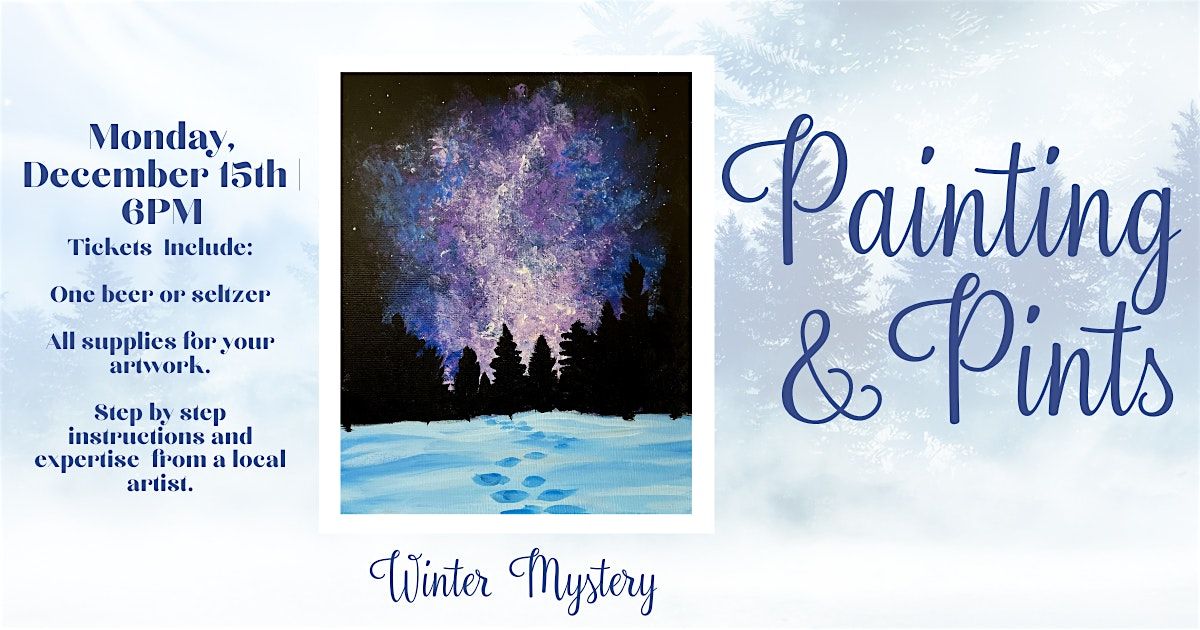 Painting & Pints: Winter Mystery, 15 December | Event in Lorton | AllEvents