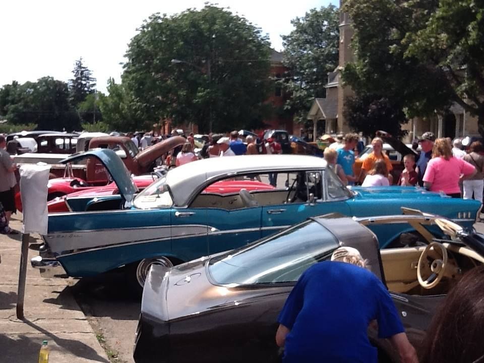 Antique Car Show at the Fredonia Farm Festival, Barker Commons