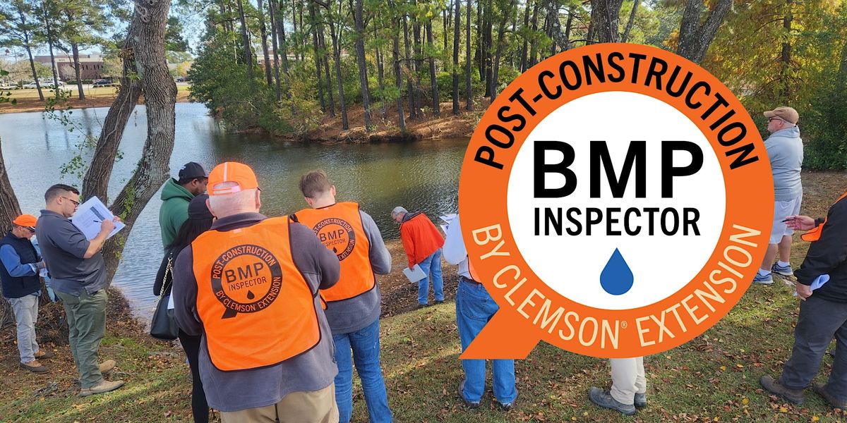 PostConstruction BMP Inspector Certification, May 13 to July 12