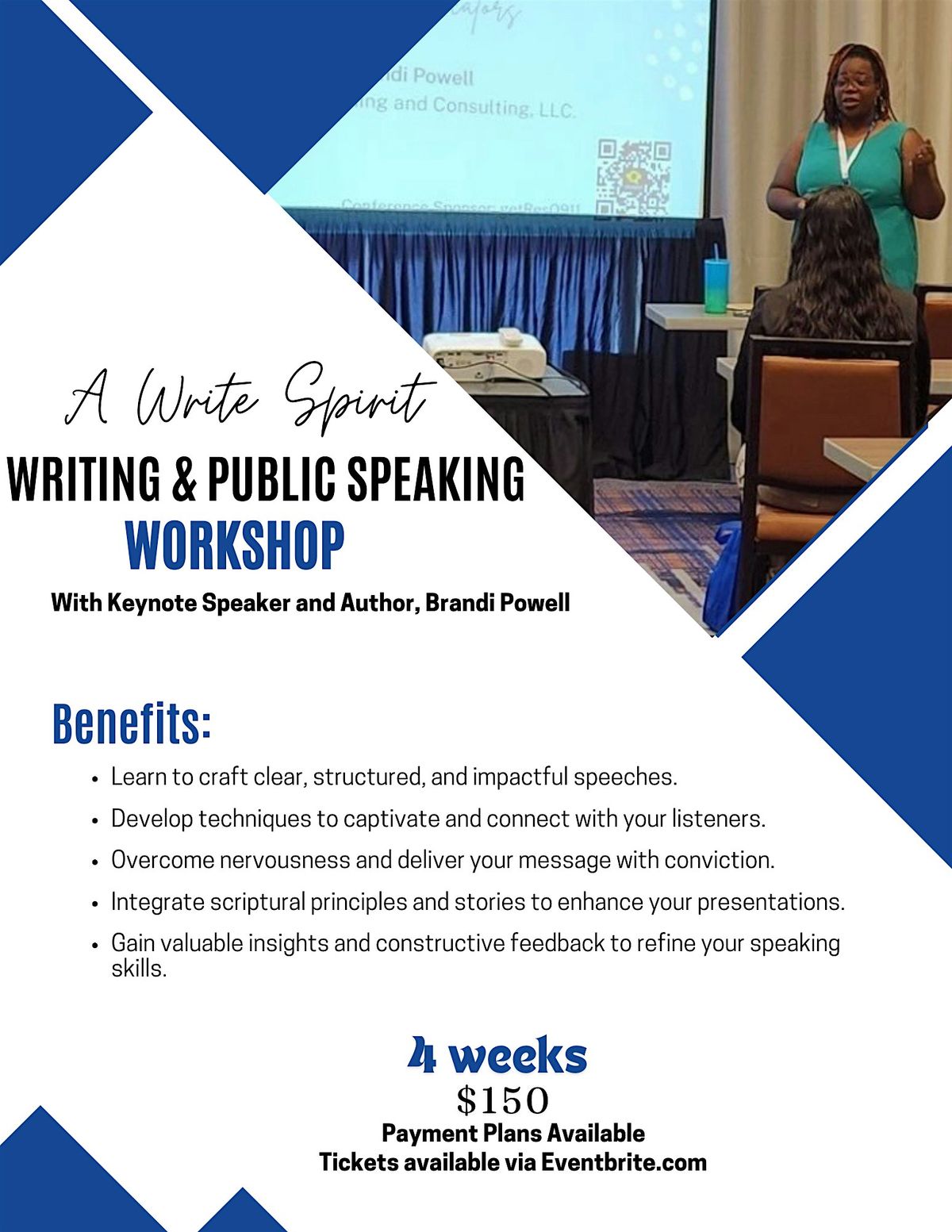 A Write Spirit: A 4 Week Writing and Public Speaking Workshop, Macon, 9 ...