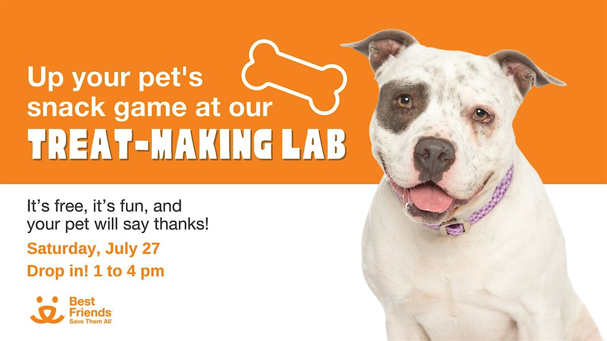 Dog Treat Lab, Best Friends Pet Resource Center in NW Arkansas