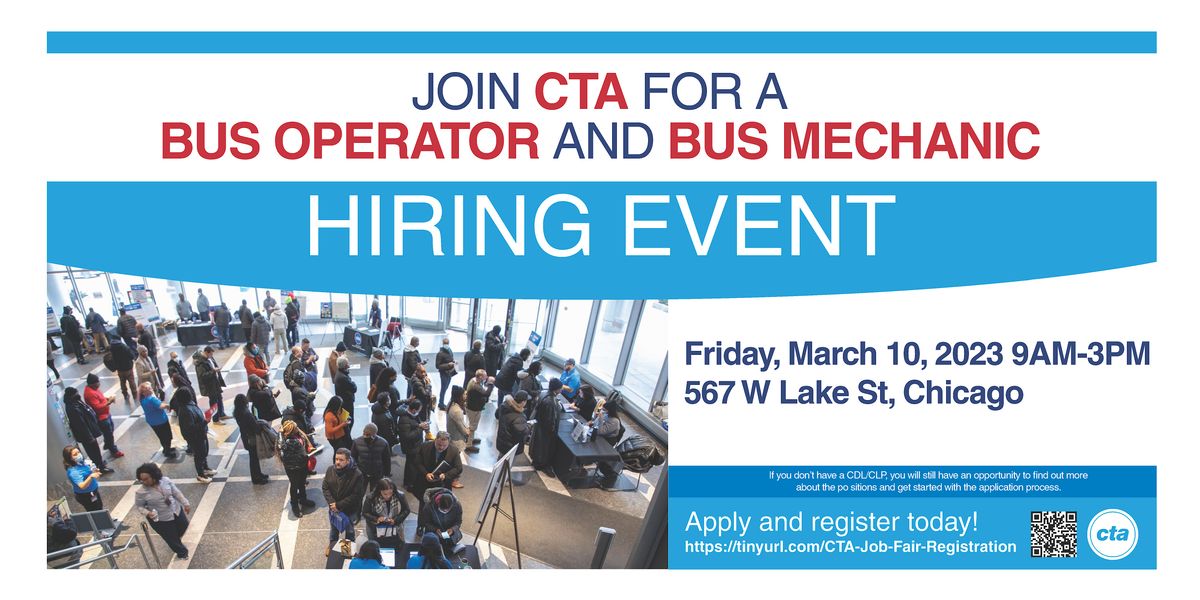 CTA Bus Operator and Bus Mechanic Career Fair, CTA Headquarters