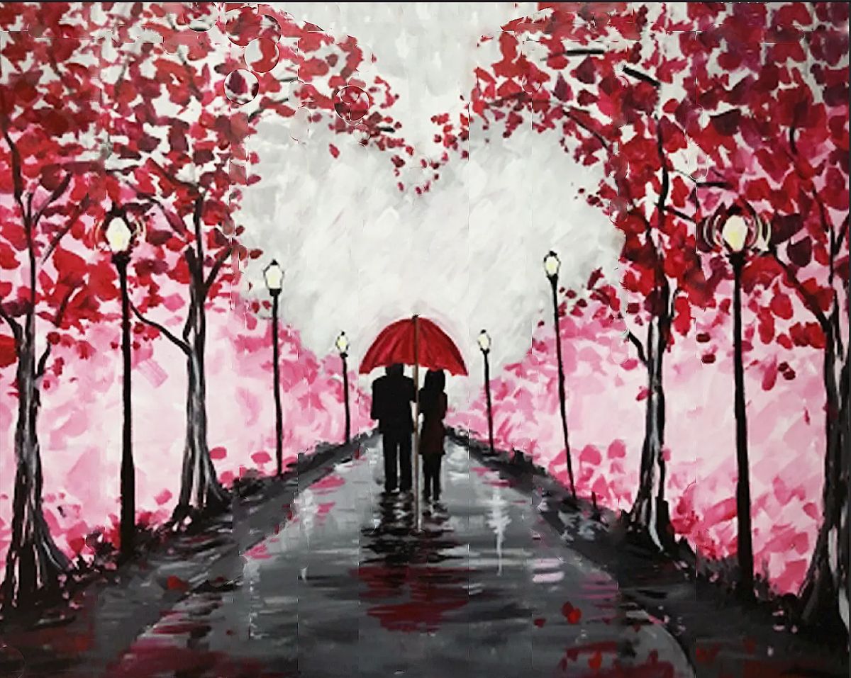 Canvas of Love Valentines Day Paint Night, Canvas Art Bar, Mississauga