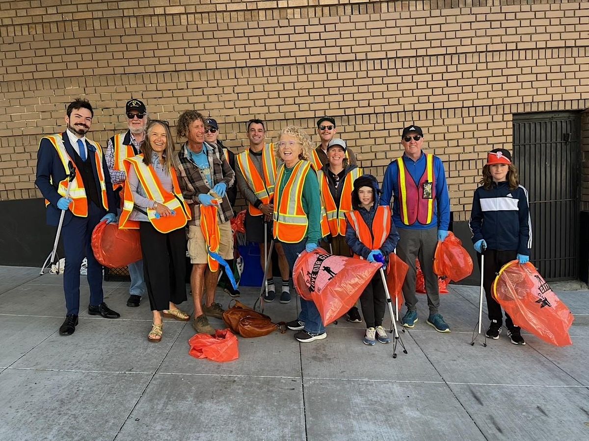 Lower Nob Hill Weekly Cleanup, Another Cafe, San Francisco, September