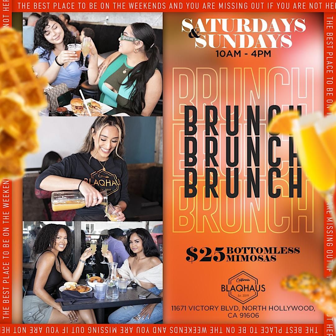 R&B BOTTOMLESS MIMOSA BRUNCH, BlaqHaus NoHo, Los Angeles, January 14