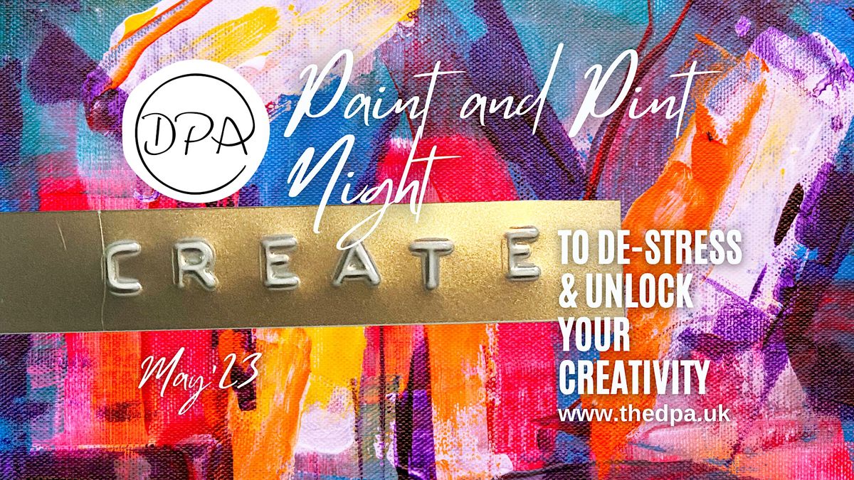 Paint and Pint Night, The Tin Music and Arts, Coventry, 26 May 2023