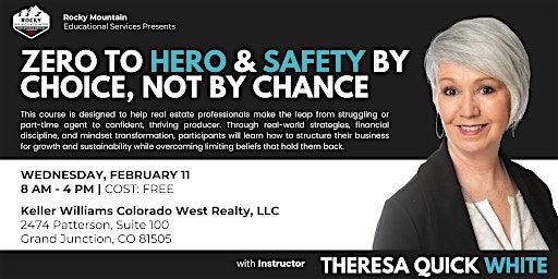 Zero to hero & safety by choice, not by chance