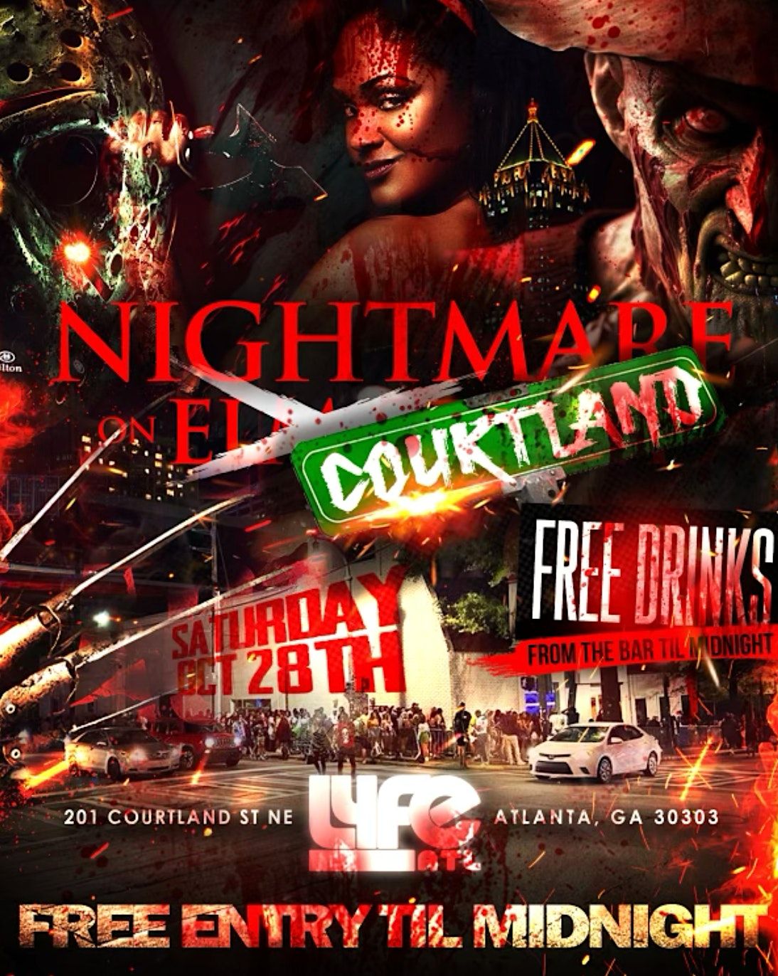A NIGHTMARE ON COURTLAND ST HALLOWEEN COSTUME PARTY [21 OR OLDER