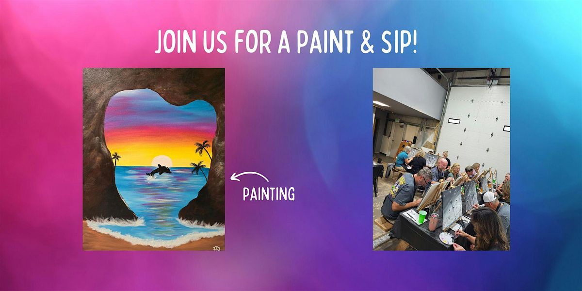 Paint & Sip Dolphin Cove, Knuckle Puck Brewing, Longmont, 19 June