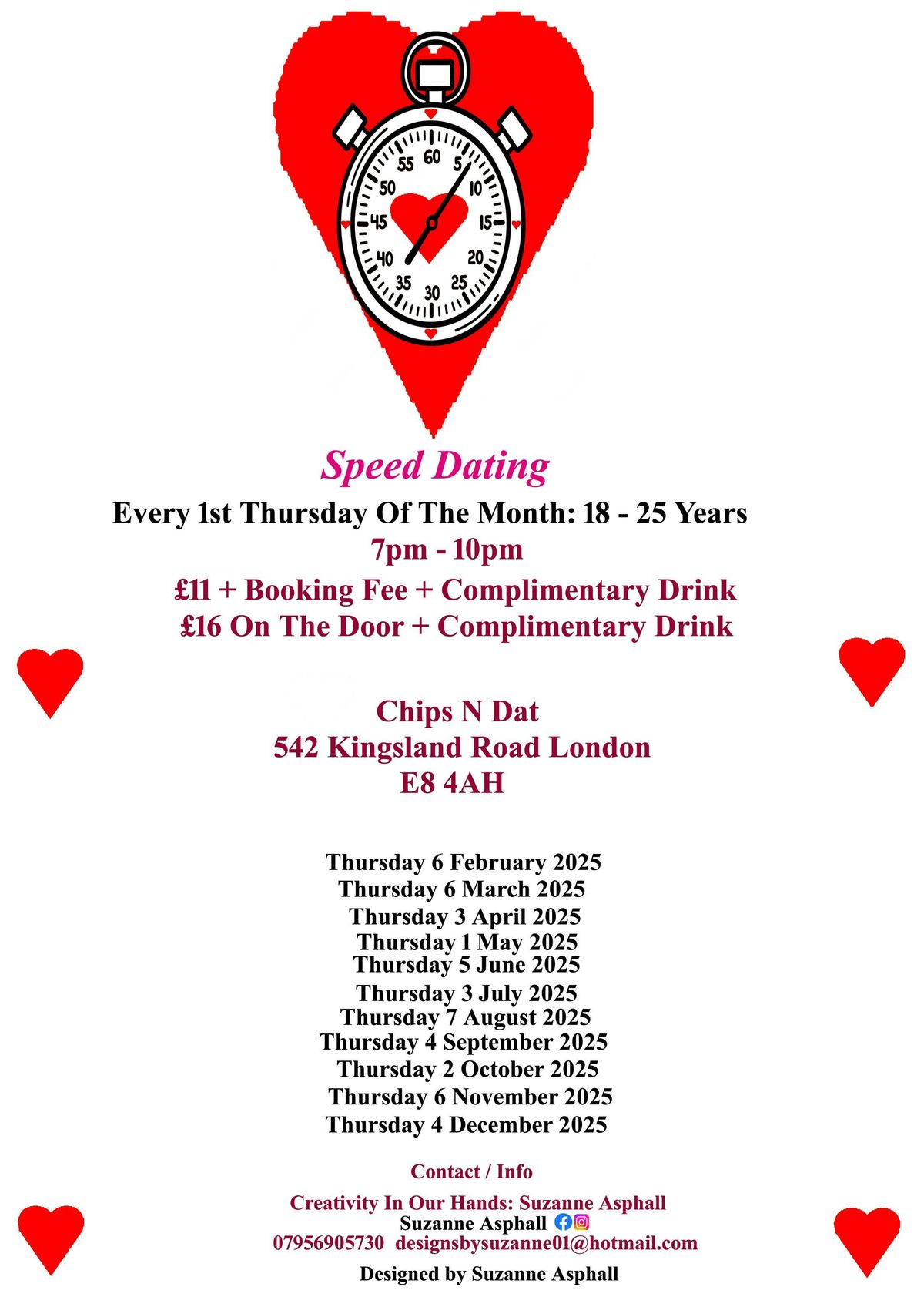 Speed Dating 18 - 25 years Thursdays, 4 December | Event in London | AllEvents
