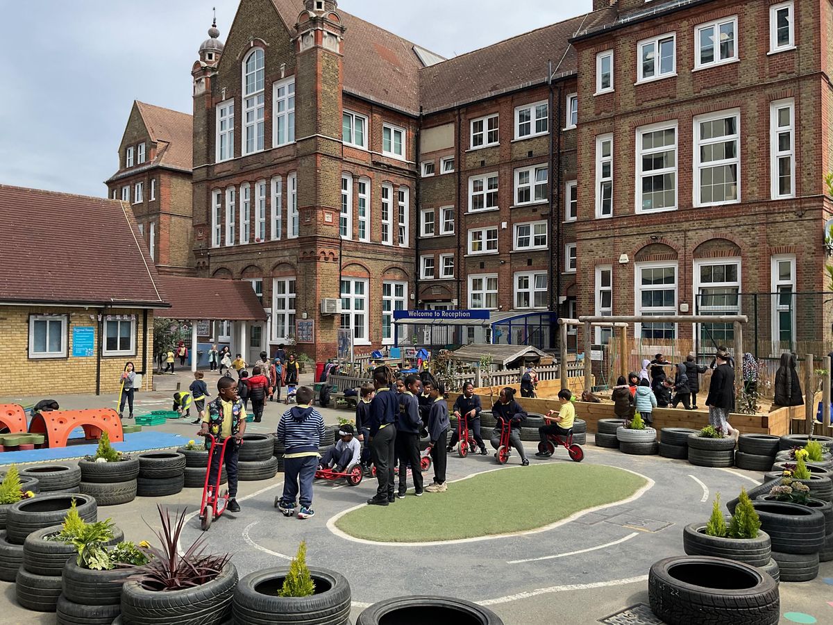 NEW interest schools OPAL school visit Morningside Primary, Hackney