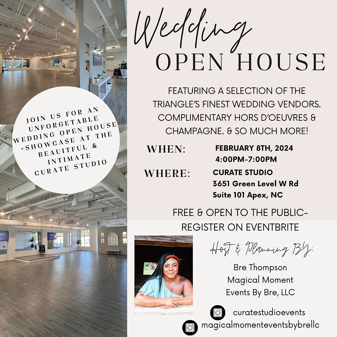Curate Open House & Wedding Showcase By Magical Moment Events By Bre