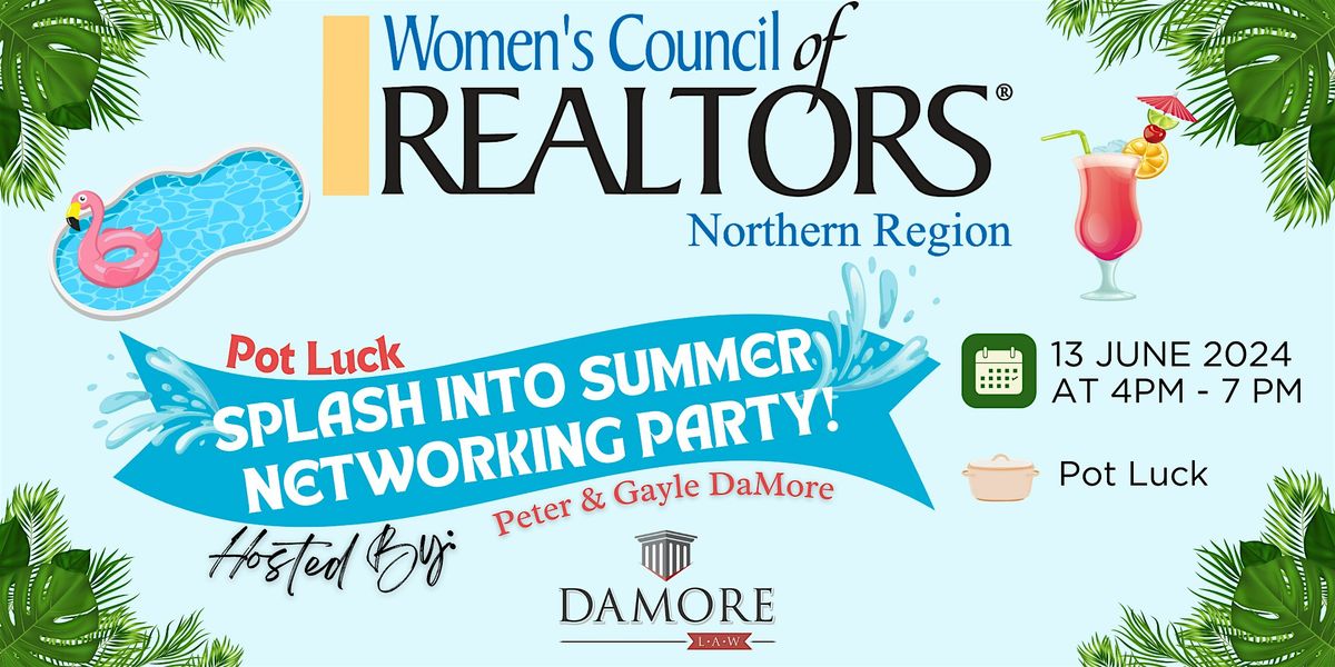 Networking Pool Event REALTORS ONLY! Womens Council of Realtors Networking Pool Party!, 29 ...