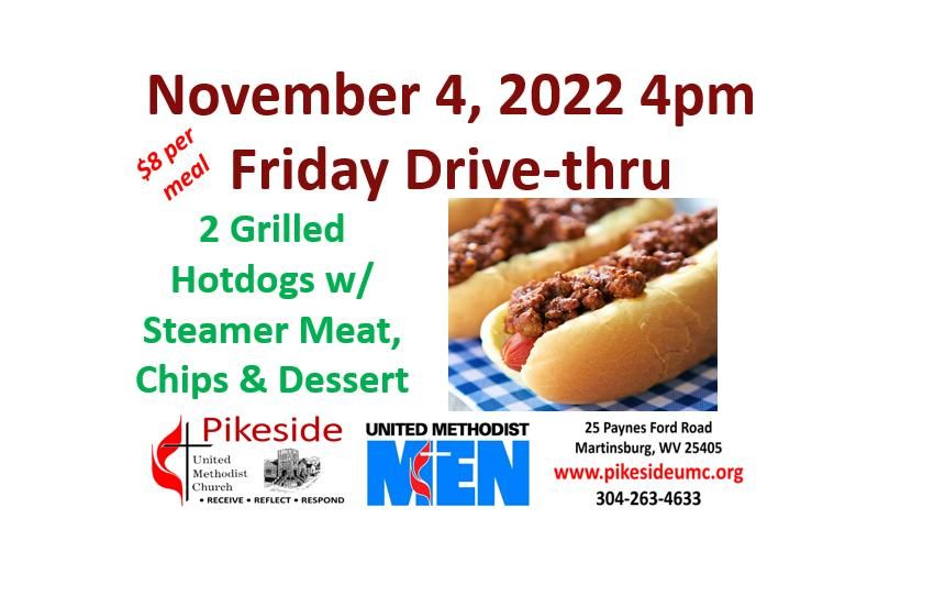 First Friday Drive Thru November 4th, Pikeside United Methodist Church