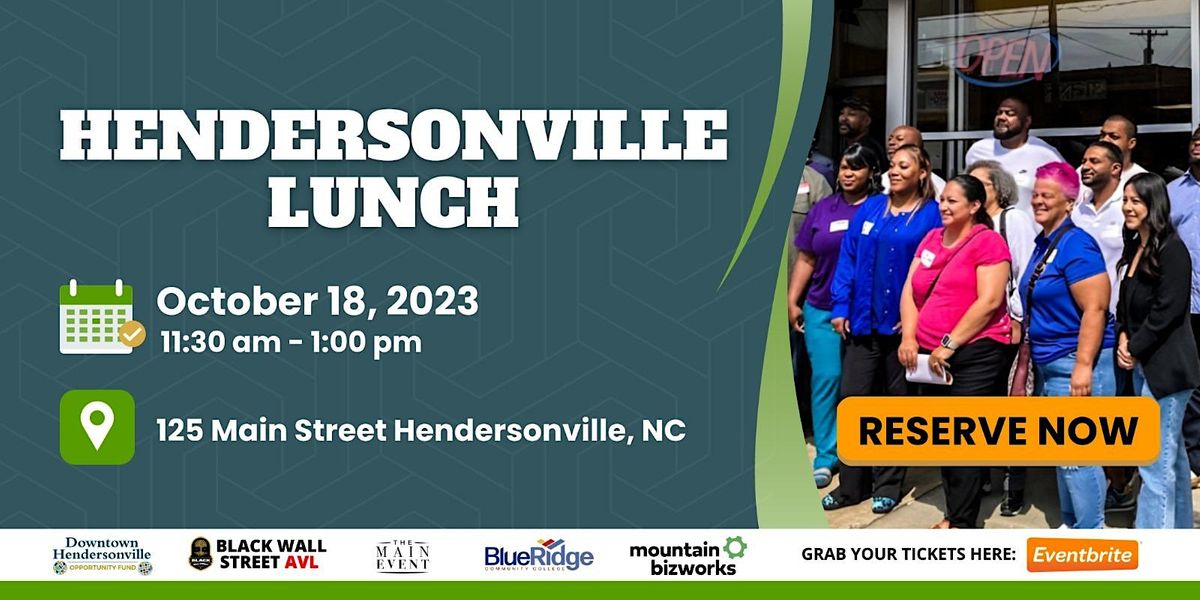 Hendersonville Business Lunch, The Main Event, Hendersonville, 18