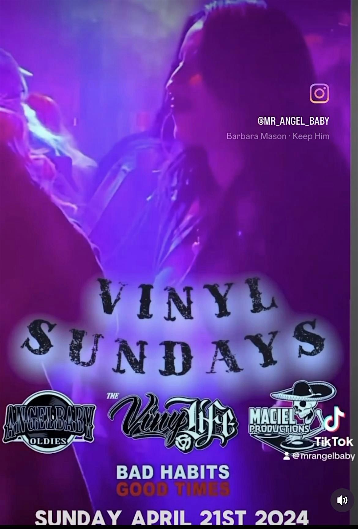 VINYL SUNDAYS • RARE OLDIES & FUNK, El Calentano, Riverside, 21 April