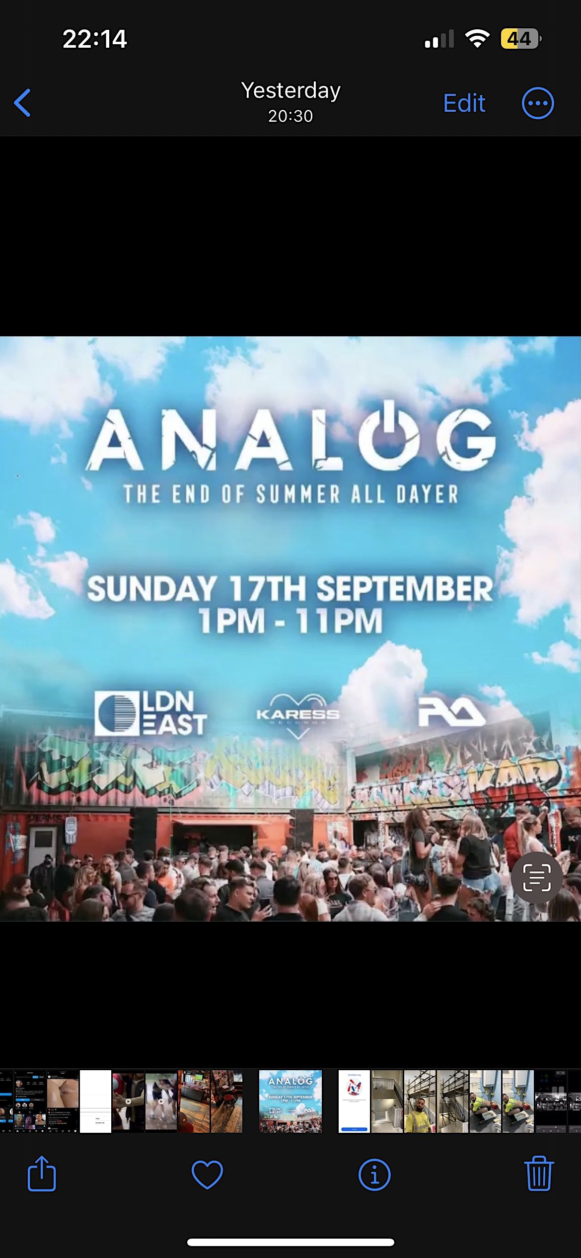 ANALOG X LONDANCE @ LDN EAST - OPEN AIR RAVE, LDN East, London, 17 ...
