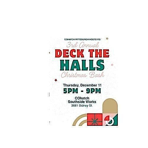 3rd Annual Deck the Halls Christmas Bash, 11 December | Event in Pittsburgh | AllEvents